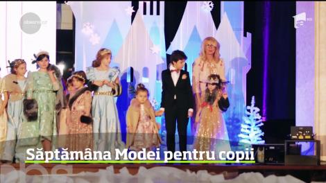 Podiumul s-a transformat în loc de joacă. În Bucureşti, a avut loc Săptămâna Modei pentru copii