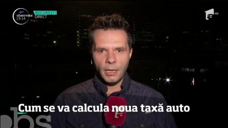 Taxa auto revine şi va fi plătită din prima lună a noului an