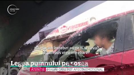 Legea pumnului pe o șosea din Bucureşti
