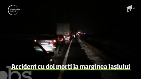 Accident cu doi morți la marginea Iașului