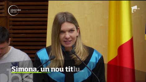 Simona Halep a devenit Doctor Honoris Causa! Cine i-a acordat distincția