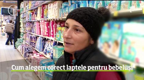 Cum alegem corect laptele praf pentru bebeluși