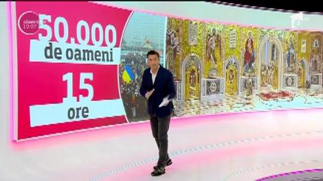 Incidente grave la sfințirea Catedralei Mântuirii Neamului. 105 credincioşi au avut nevoie de îngrijirile medicilor, iar nouă au ajuns la spital