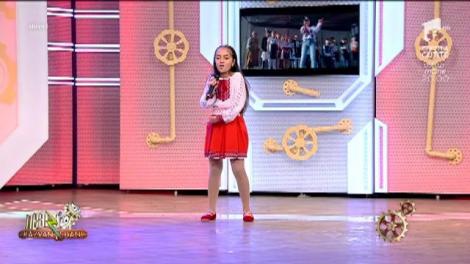 „Pentru tine, Românie!". La numai 9 ani, Alexxa a cântat cu foc ca să-ți aducă aminte să fii mândru că ești român - VIDEO