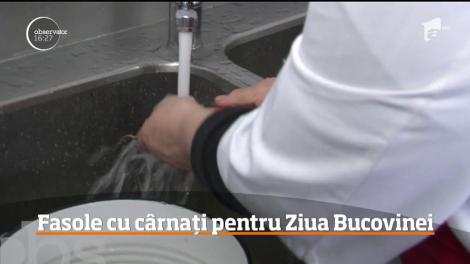Sute de kilograme de fasole, morcovi şi cârnaţi au făcut azi cunoştinţă cu ceaunele încinse, în Suceava