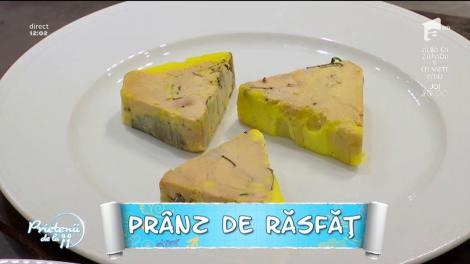 Sugestii pentru un prânz de răsfăț: "Ficatul de gâscă se poate combina ușor cu fructe caramelizate sau avocado"