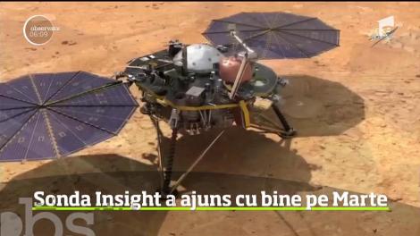 Misiune îndeplinită. Pentru prima oară după şase ani, o sondă spaţială automată a coborât cu succes pe suprafaţa planetei Marte