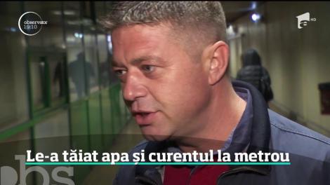 Metrorex a oprit alimentarea cu apă şi electricitate în cele 300 de magazine de la metrou