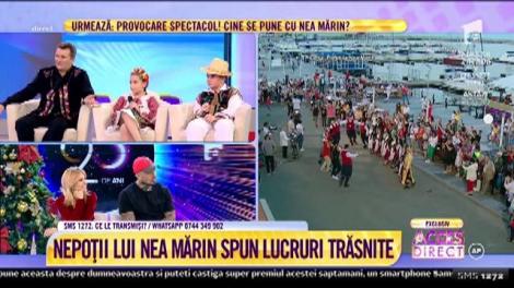 De ziua Antenei 1, Nea Mărin vine la braţ cu nepoţii lui: „Cea mai mare satisfacție a mea ar fi ca ei să îmi calce pe urme”