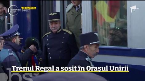 Trenul Regal a sosit în Oraşul Unirii