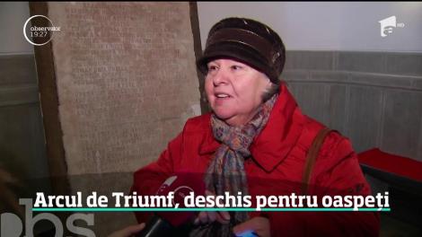 Arcul de Triumf, deschis pentru o zi