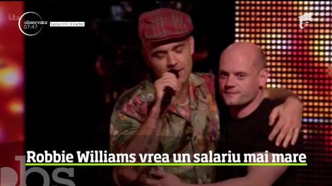 Robbie Williams va rămâne în juriul X Factor doar dacă i se va mări salariul
