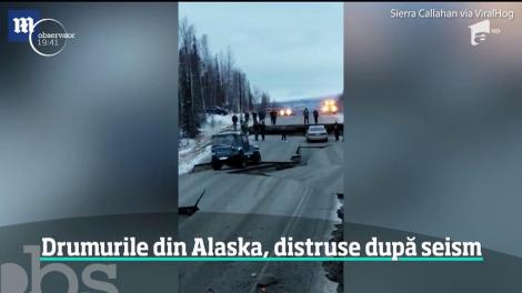 Drumurile din Alaska distruse de cutremur, atracţie pentru amatorii de offroad