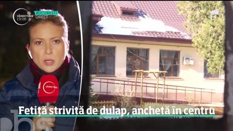 O fetiţă a murit după ce a fost strivită de un dulap, într-un centru de plasament din Capitală!