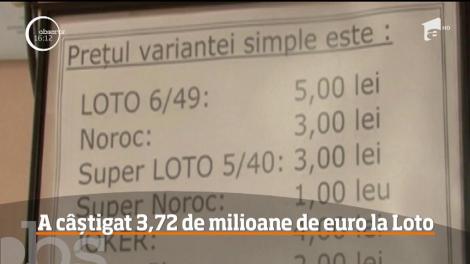 Marele premiu la Loto a fost câștigat