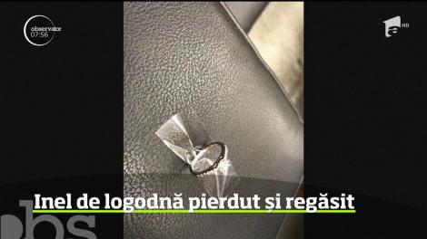 Poliţiştii din New York au readus zâmbetul pe feţele unor tineri din Anglia care, după o cerere romantică în căsătorie în Times Square, au rămas fără inelul de logodnă