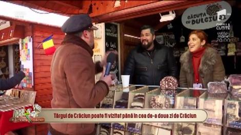 S-au aprins luminile de Crăciun în București. Vezi cum arată târgul de Crăciun