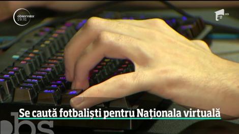 FRF caută fotbaliști pentru naționala virtuală