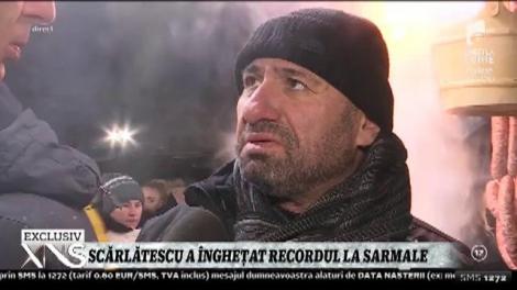 Cătălin Scărlătescu a bătut recordul la sarmale: "Trebuia să bat recordul lui Bontea"