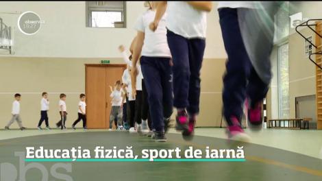 Educația fizică, sport de iarnă. Aproape o treime dintre şcolile din România nu au săli de sport