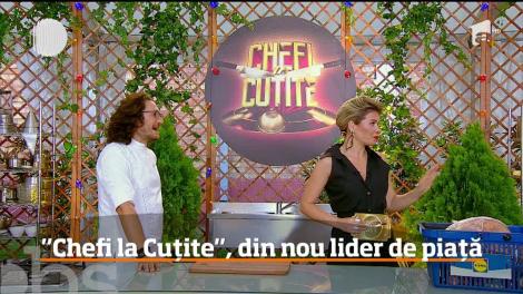 "Chefi la cuţite", lider de piaţă pe toate categoriile de public. Concurenții, preparatele și poveștile au creat o ediție „de aur”!
