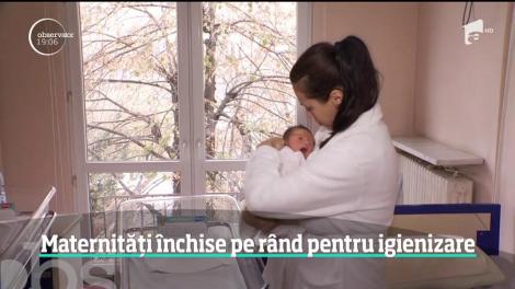 Maternitățile din Bucureşti ar putea fi închise câte o lună pe an pentru igienizare