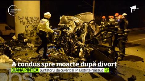 Impact nimicitor în oraşul Bistriţa, chiar în apropiere de sediul Inspectoratului pentru Situaţii de Urgenţă