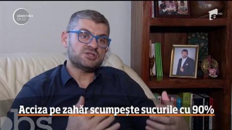 Băuturile răcoritoare cu un conţinut mult prea mare se zahăr se vor scumpi cu până la 90%