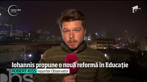 Klaus Iohannis propune o nouă reformă în Educație