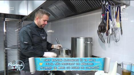 Scorpie de mare cu piure de țelină, rețeta de care te îndrăgostești imediat! Cum se pregătește