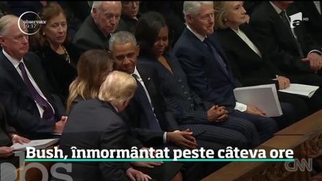 George Bush Senior, înmormântat peste doar câteva ore