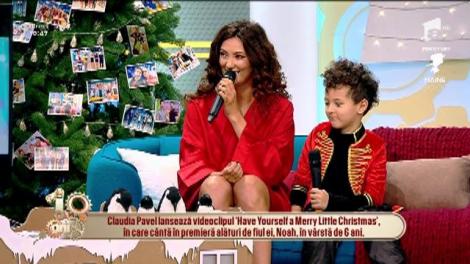 Claudia Pavel a lansat un videoclip alături de fiul ei, Noah