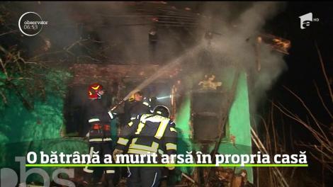 Sfârşit tragic pentru o bătrână din Mureş