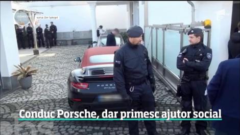 Mai mulţi români, anchetaţi în Germania după ce au venit să-și ridice ajutorul social la volanul unor bolizi