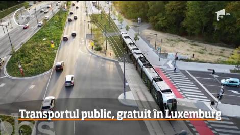 Luxemburg devine prima ţară din lume în care transportul public va fi gratuit!
