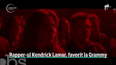 Rapperul Kendrick Lamar, favorit la Grammy