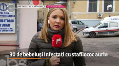 Numărul bebeluşilor infectaţi cu stafilococ auriu în maternităţile din Bucureşti a ajuns la 30