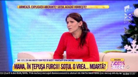Plânge zi şi noapte! Mama Gabriela: ”M-a strâns de gât! A vrut să bage furca în mine!”