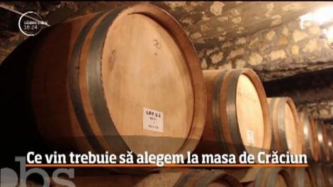 Ce vin trebuie să alegem pentru masa de Crăciun