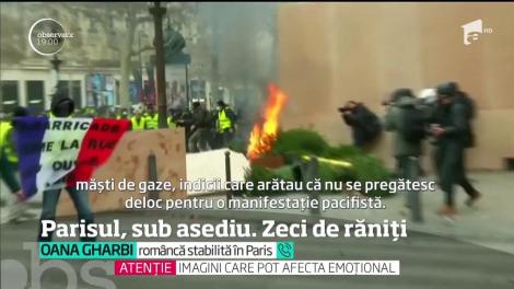 E stare de asediu la Paris! Aproape zece mii de oameni au încercat să ia oraşul cu asalt!