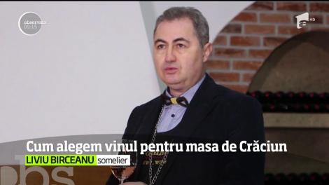 Cum alegem vinul pentru masă de Crăciun