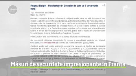 Noi proteste masive sunt aşteptate astăzi în Franţa, dar şi la Bruxelles
