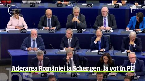 Sprijin pentru România în demersul de aderare la spaţiul Schengen din partea Parlamentului European