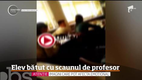 Un elev de clasa a 7-a din Ploieşti a fost bătut cu scaunul de un profesor de biologie
