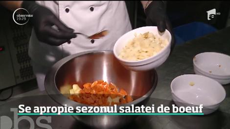 Din bucătăriile românilor, în restaurante şi magazine. E parcursul salatei de boeuf, nelipsită de pe mesele festive la ceas de sărbătoare