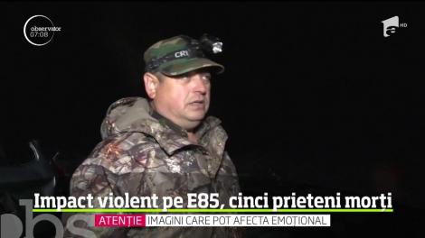 Accident devastator pe Drumul European 85: cinci tineri au murit