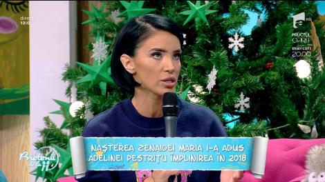 Adelina Pestriţu, o mămică fericită: ”Fetița mea râde non-stop!”