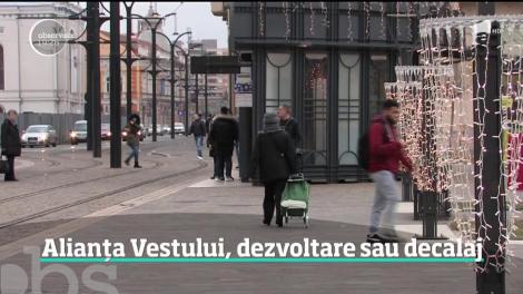 Alianţa Vestului, în care s-au prins Cluj-Napoca, Timişoara, Oradea şi Aradul, aduce, până la autostrăzi, controverse