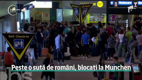 Zeci de români au fost blocaţi 15 ore pe aeroportul din Munchen