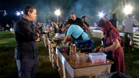 Aprinsul grătarului, misiune imposibilă pentru concurenții din bootcamp